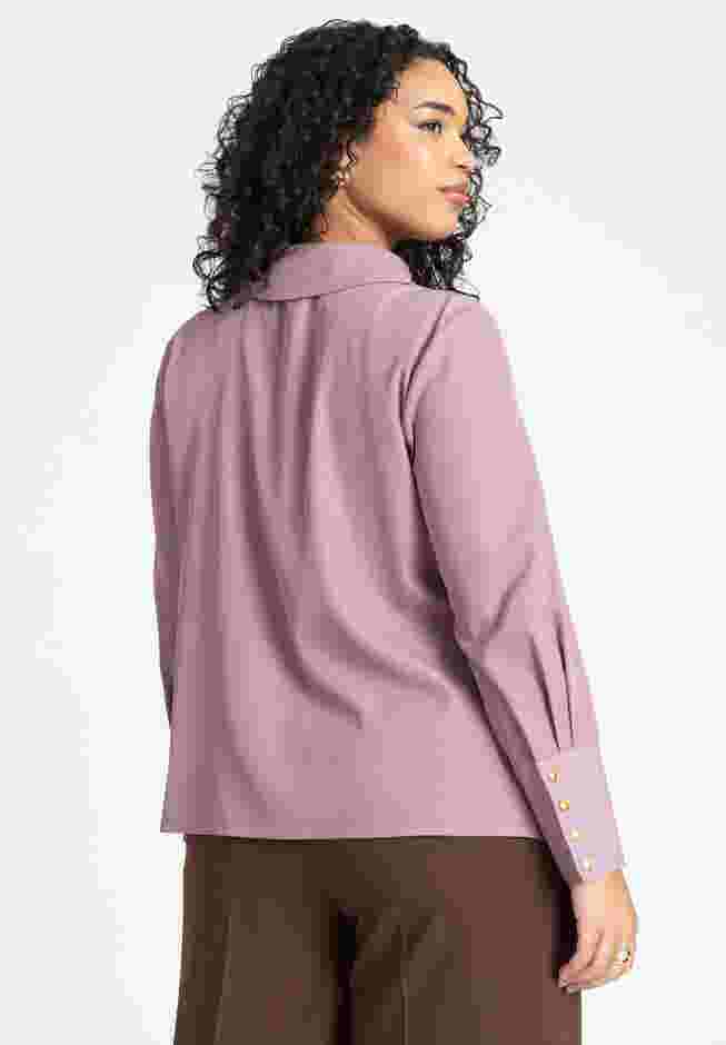 Pointed Collar Button Up Shirt image number 1