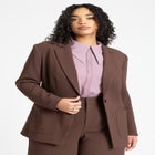 Pointed Collar Button Up Shirt image number null