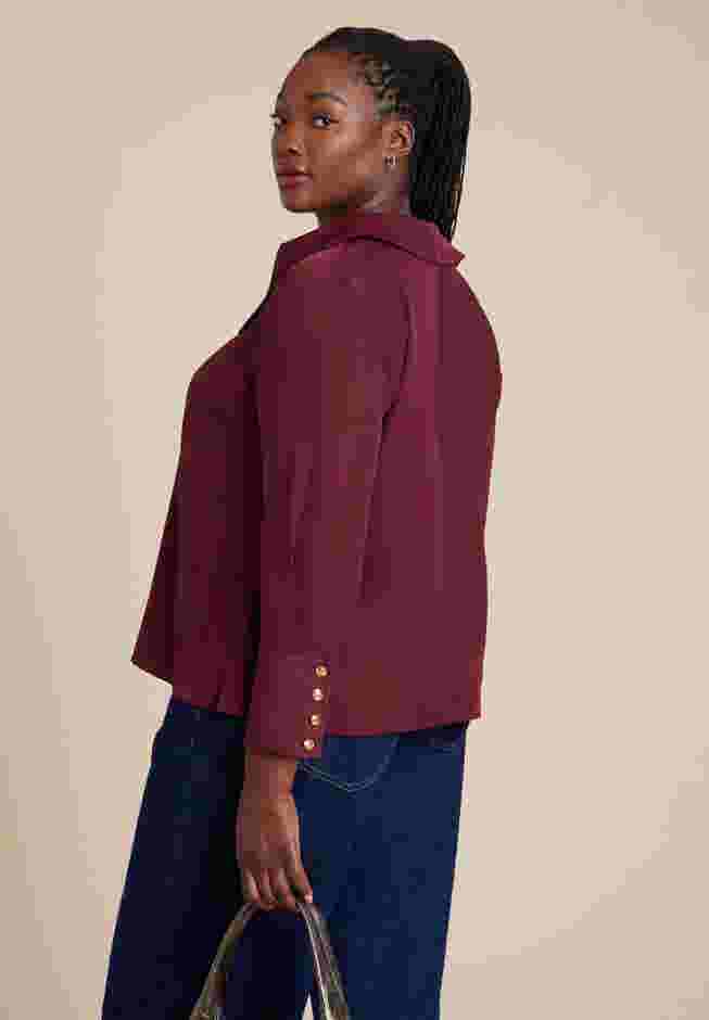 Pointed Collar Button Up Shirt image number 2