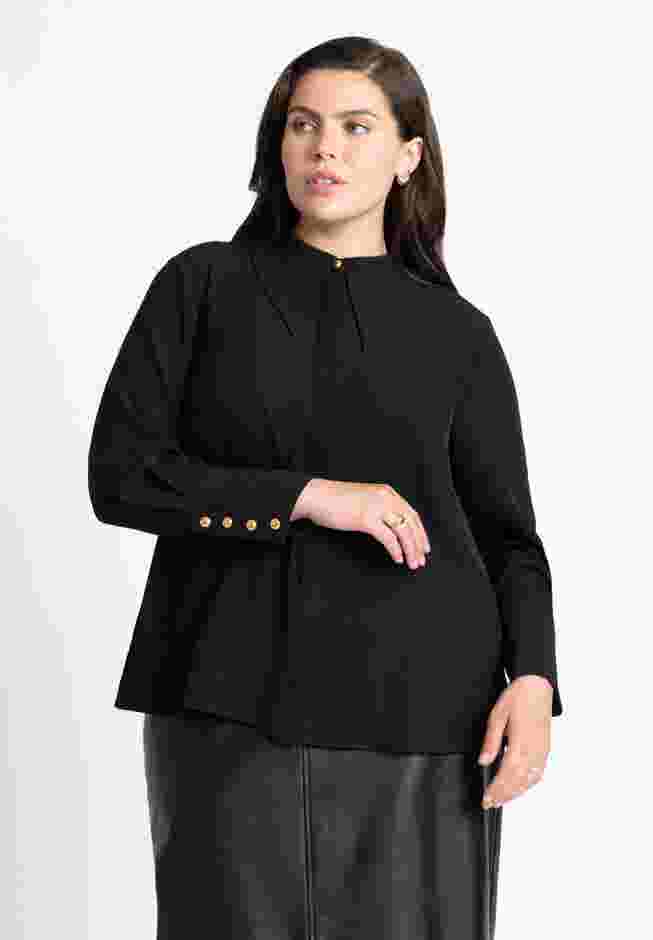 Pointed Collar Button Up Shirt image number 0