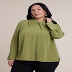 Pointed Collar Button Up Shirt image number 0