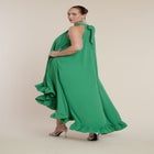  High Low Dramatic Ruffle Detail Dress image number null