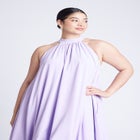  High Low Dramatic Ruffle Detail Dress image number null