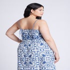 Printed Cropped Tank Top image number null