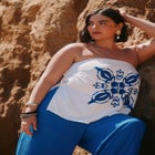 Embroidered Column Top image number null