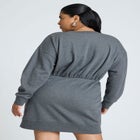 Relaxed Crew Neck Mini Dress image number null