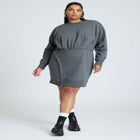 Relaxed Crew Neck Mini Dress image number null