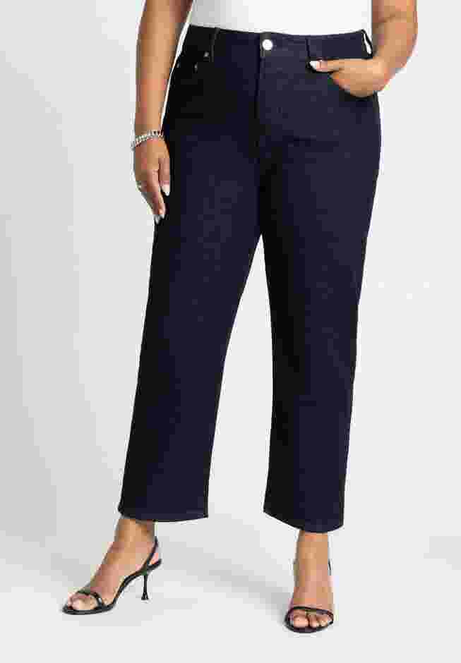 The Naomi Comfort Stretch Straight Leg Jean Crop image number 1