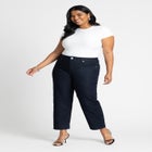 The Naomi Comfort Stretch Straight Leg Jean Crop image number null