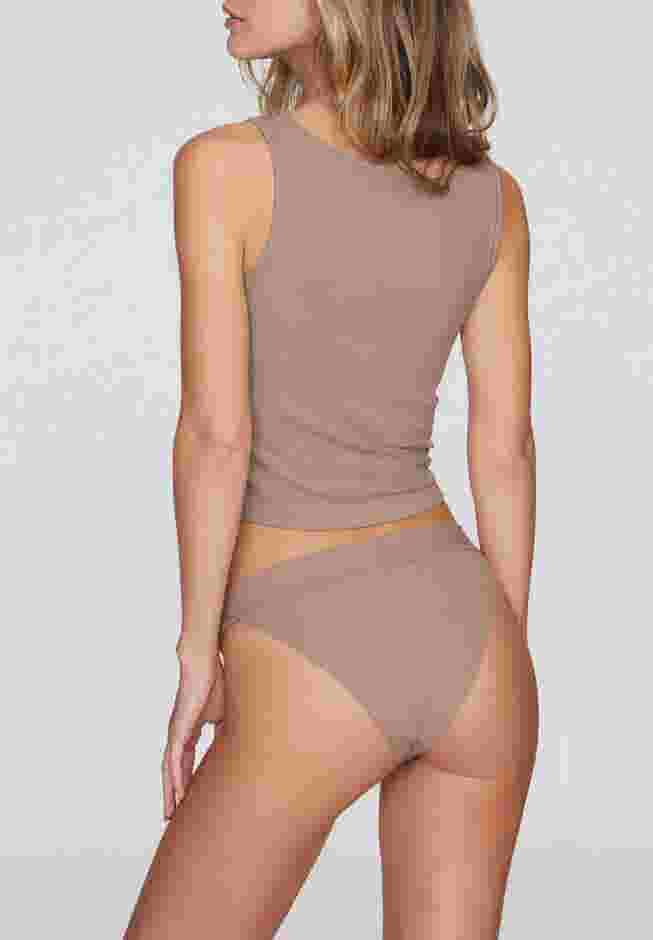 The Square Neck Tank - Modal Silk Rib image number 3