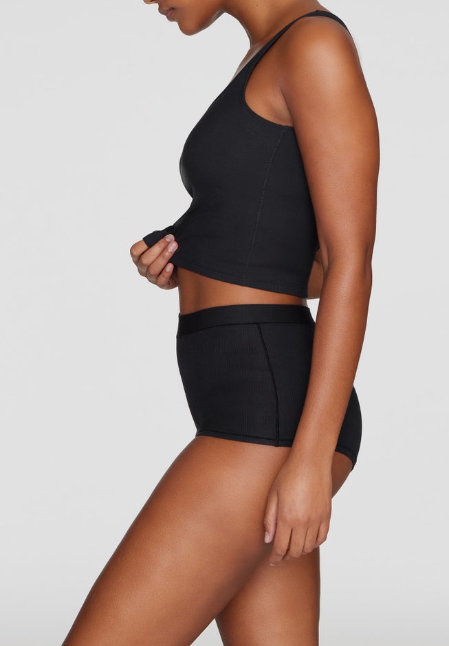 The Square Neck Tank - Modal Silk Rib image number 2