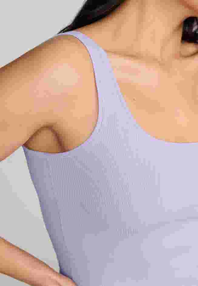 The Square Neck Tank - Modal Silk Rib image number 3