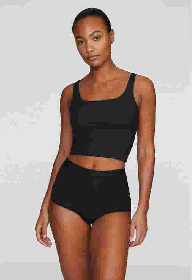 The Square Neck Tank - Modal Silk Rib image number 0