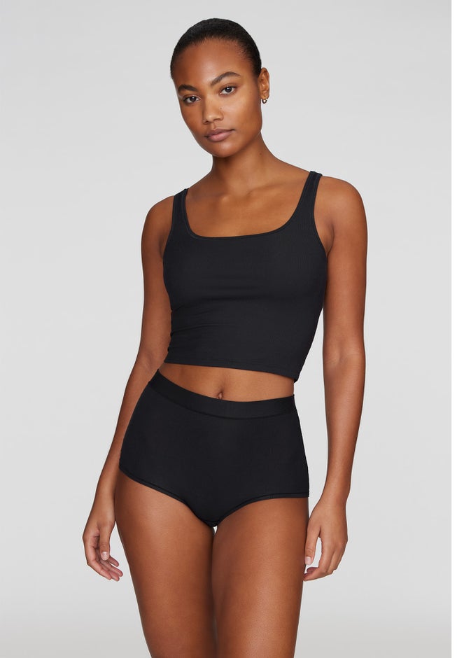The Square Neck Tank - Modal Silk Rib image number 0