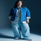 The Yvette Rigid Wide Leg Jean image number null