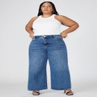 The Yvette Rigid Wide Leg Jean image number null
