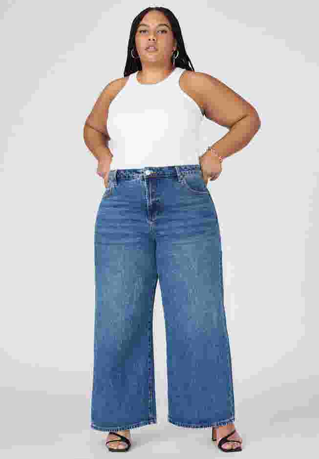 The Yvette Rigid Wide Leg Jean image number 0