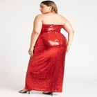 Sequin Gown with Slit image number null