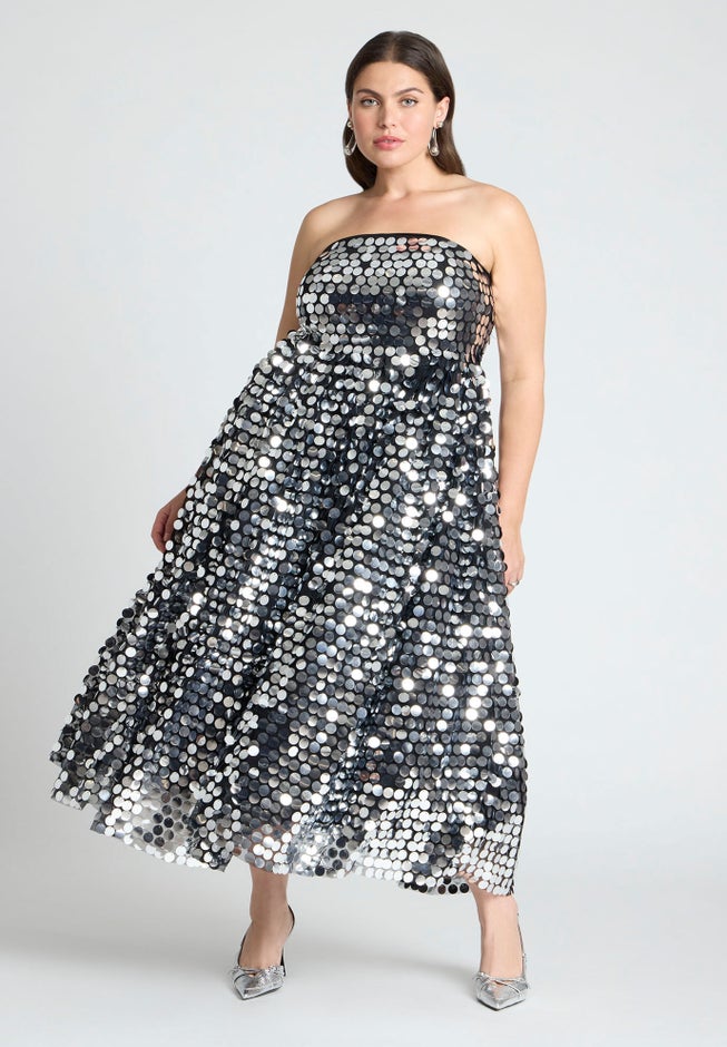 Paillette Dress With Big Skirt image number 1