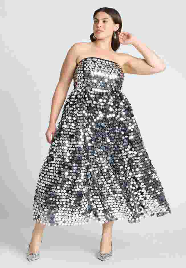 Paillette Dress With Big Skirt image number 2