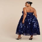 Paillette Dress With Big Skirt image number null