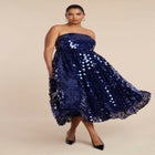 Paillette Dress With Big Skirt image number null