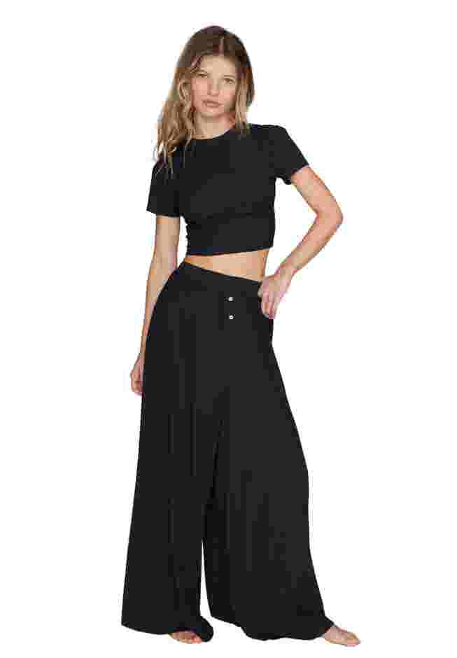 The Baby Tee - Modal Silk Rib image number 1