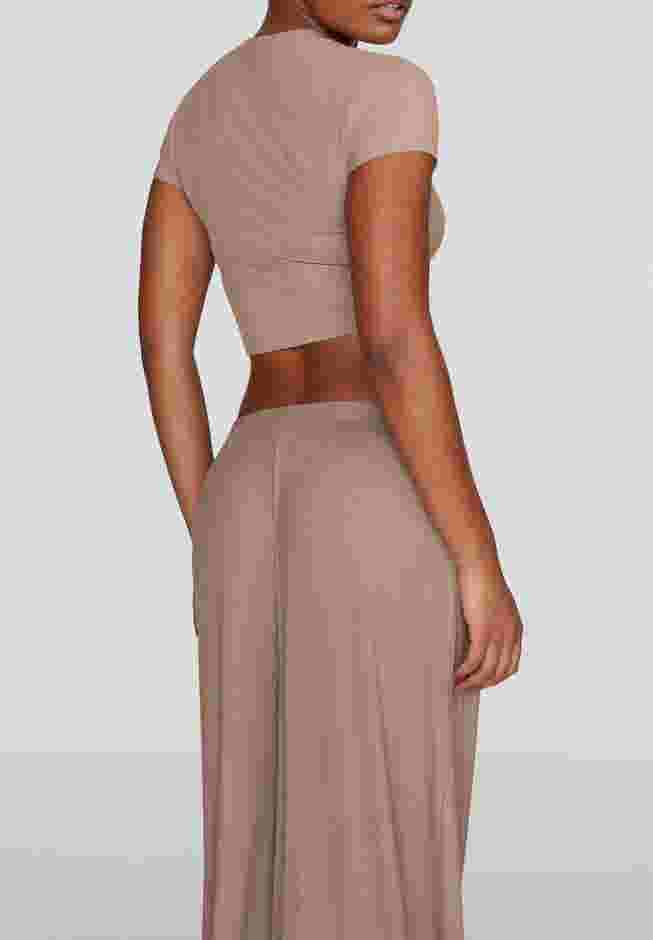 The Baby Tee - Modal Silk Rib image number 3