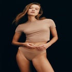 The Baby Tee - Modal Silk Rib image number null