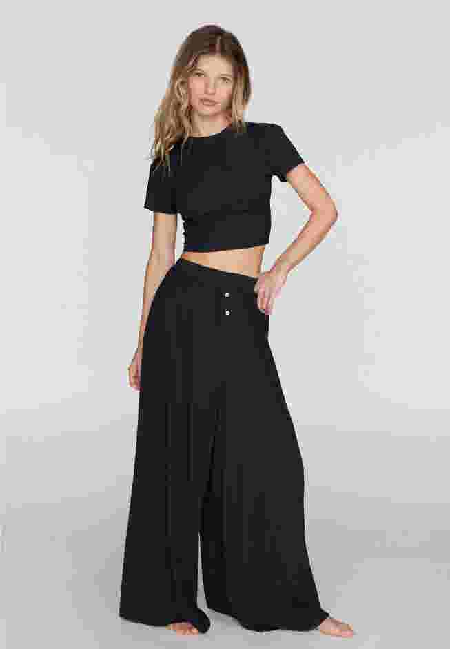 The Baby Tee - Modal Silk Rib image number 0