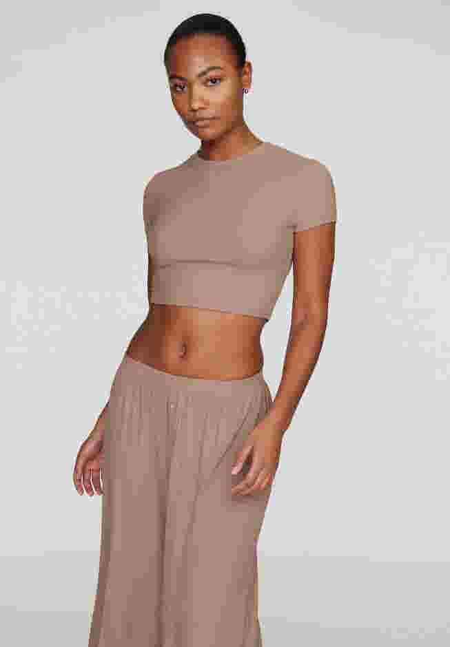 The Baby Tee - Modal Silk Rib image number 0