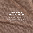 The Highwaist - Modal Silk Rib image number null
