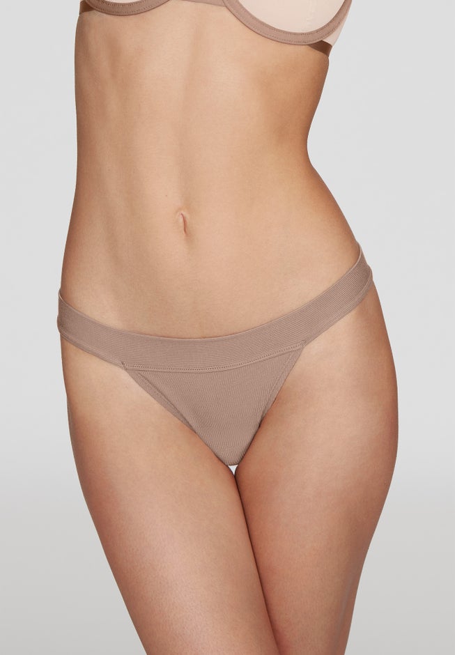 The Cheeky Bikini - Modal Silk Rib image number 1