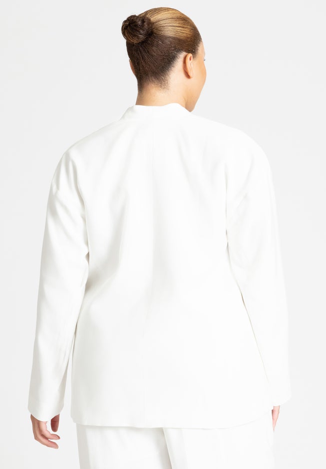 Clean Relaxed Double Breasted Blazer image number 1
