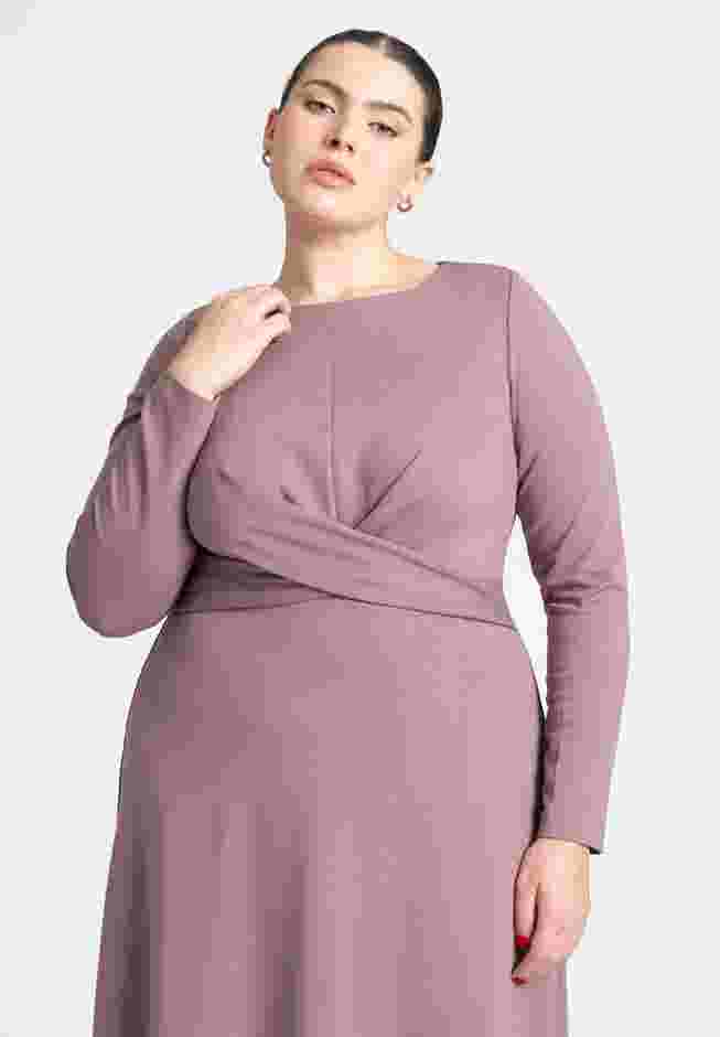 Ponte Twist Detail Dress image number 3