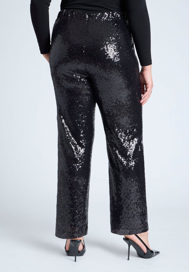 Fitted Sequin Pant image number 3