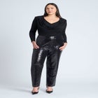 Fitted Sequin Pant image number null