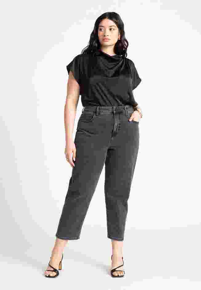 Pleat Detail Satin Shirt image number 3