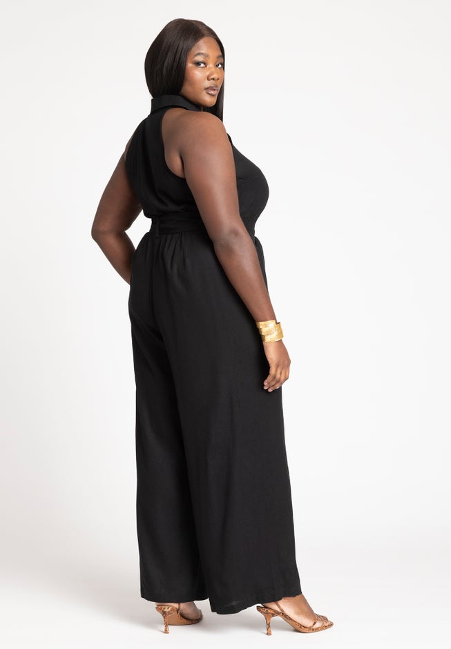 Halter Neck Jumpsuit image number 1