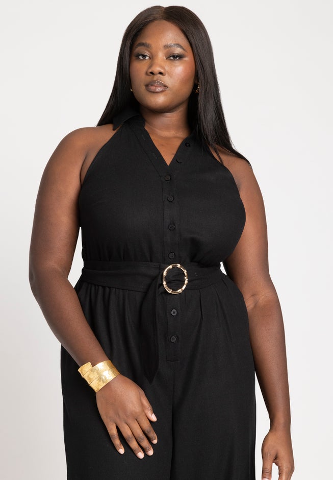 Halter Neck Jumpsuit image number 3