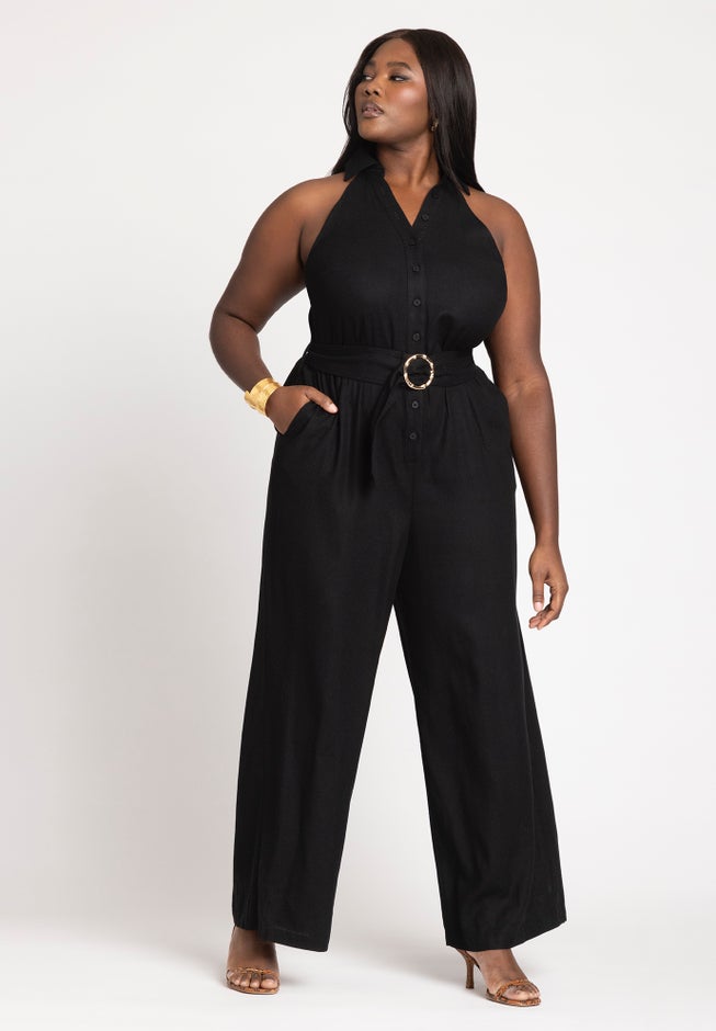 Halter Neck Jumpsuit image number 0