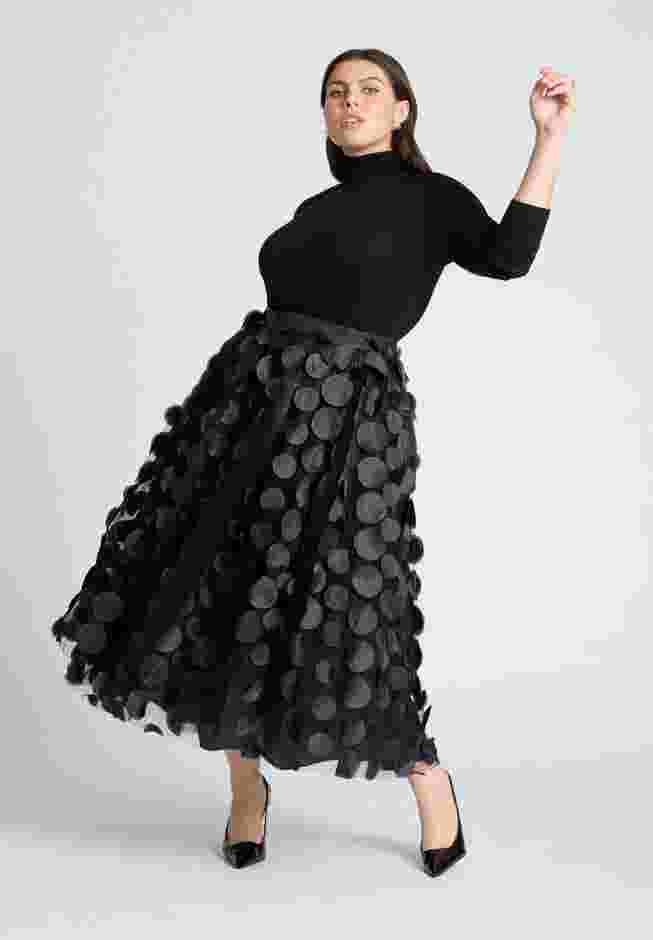 Dimensional Dot Full Skirt image number 1