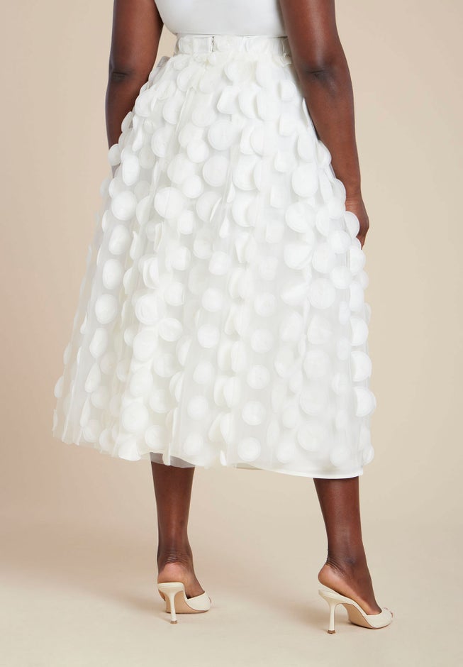 Dimensional Dot Full Skirt image number 2