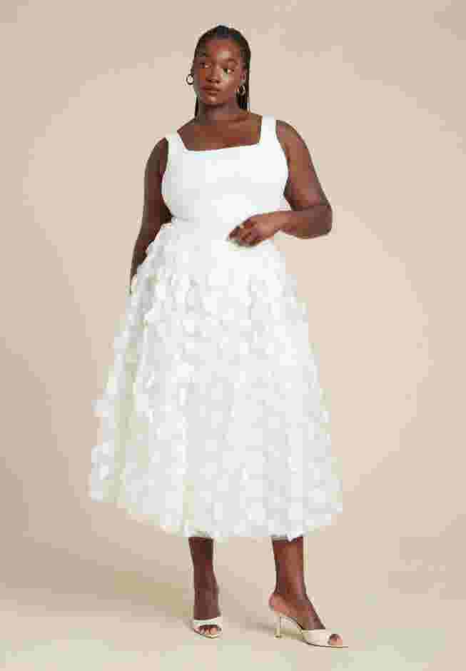 Dimensional Dot Full Skirt image number 0