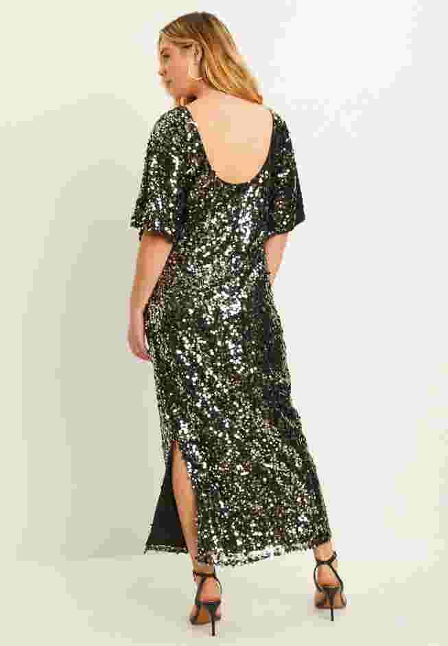 Sequin Midi Dress image number 1
