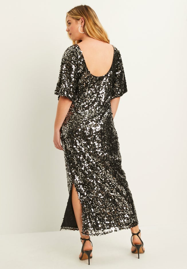 Sequin Midi Dress image number 1