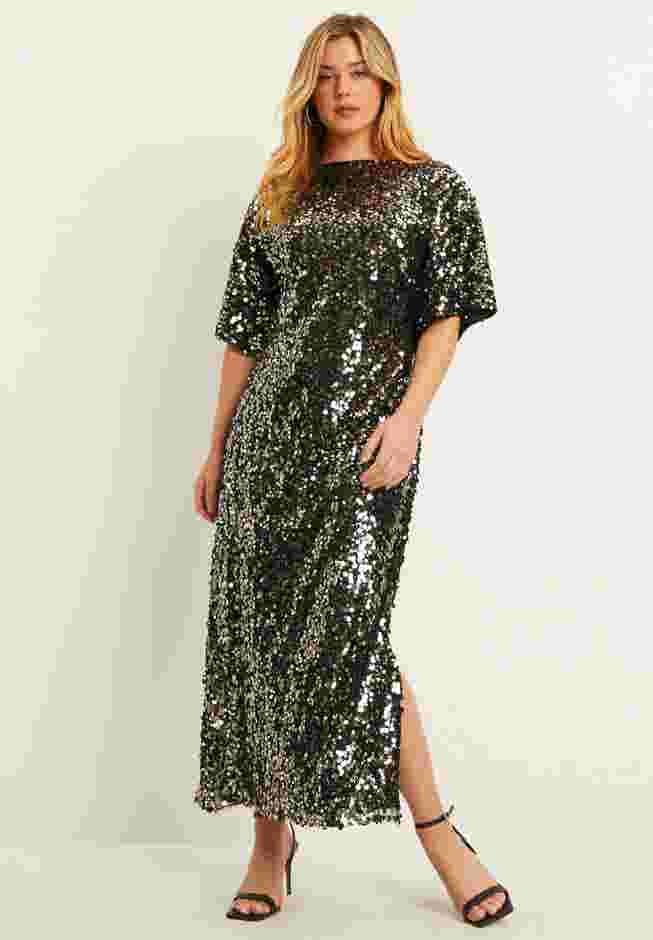 Sequin Midi Dress image number 0