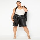 Scoop Neck Knitted Tank image number null