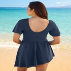 Asymmetric Flowy One-Piece image number null