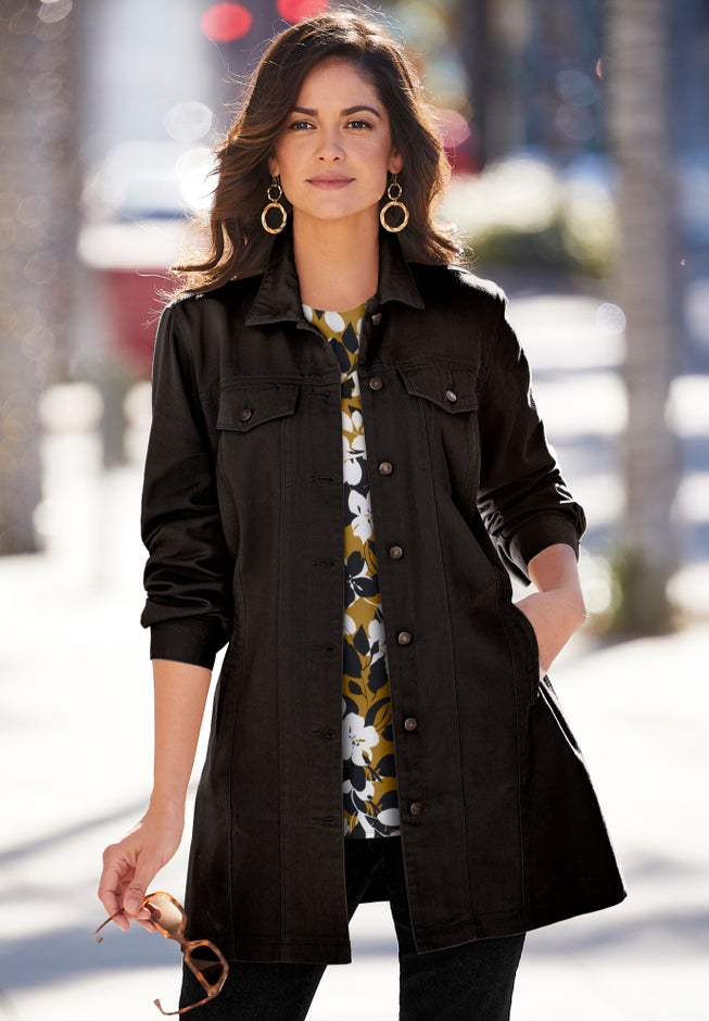 Long Denim Jacket image number 0